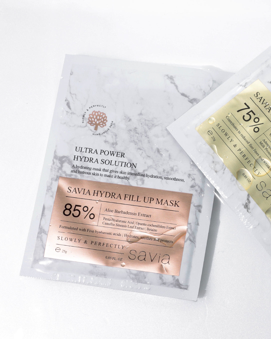 Savia Yoğun Nemlendirici ve Aydınlatıcı Yaprak Maske- Hydra Fill Up Mask