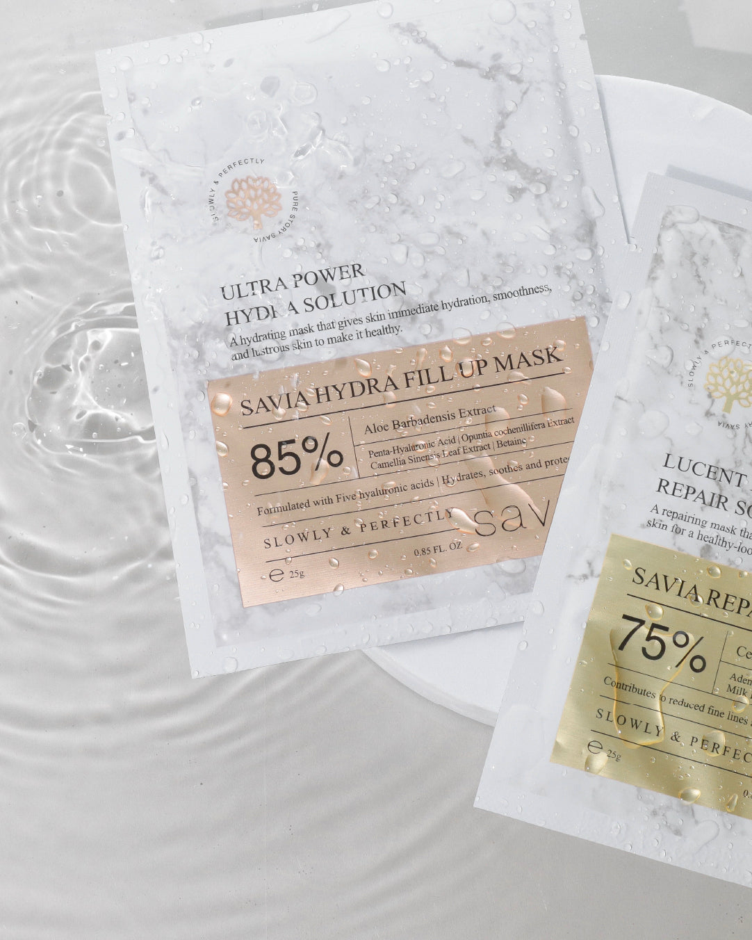 Savia Yoğun Nemlendirici ve Aydınlatıcı Yaprak Maske- Hydra Fill Up Mask