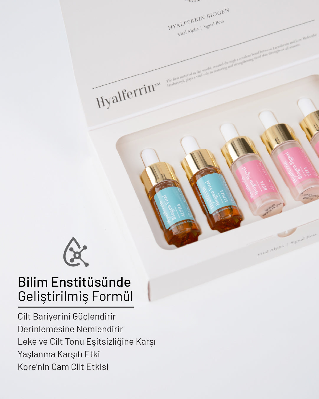 Hyalferrin Biogen Ampoule Set | Cilt Bakım Ampul Seti