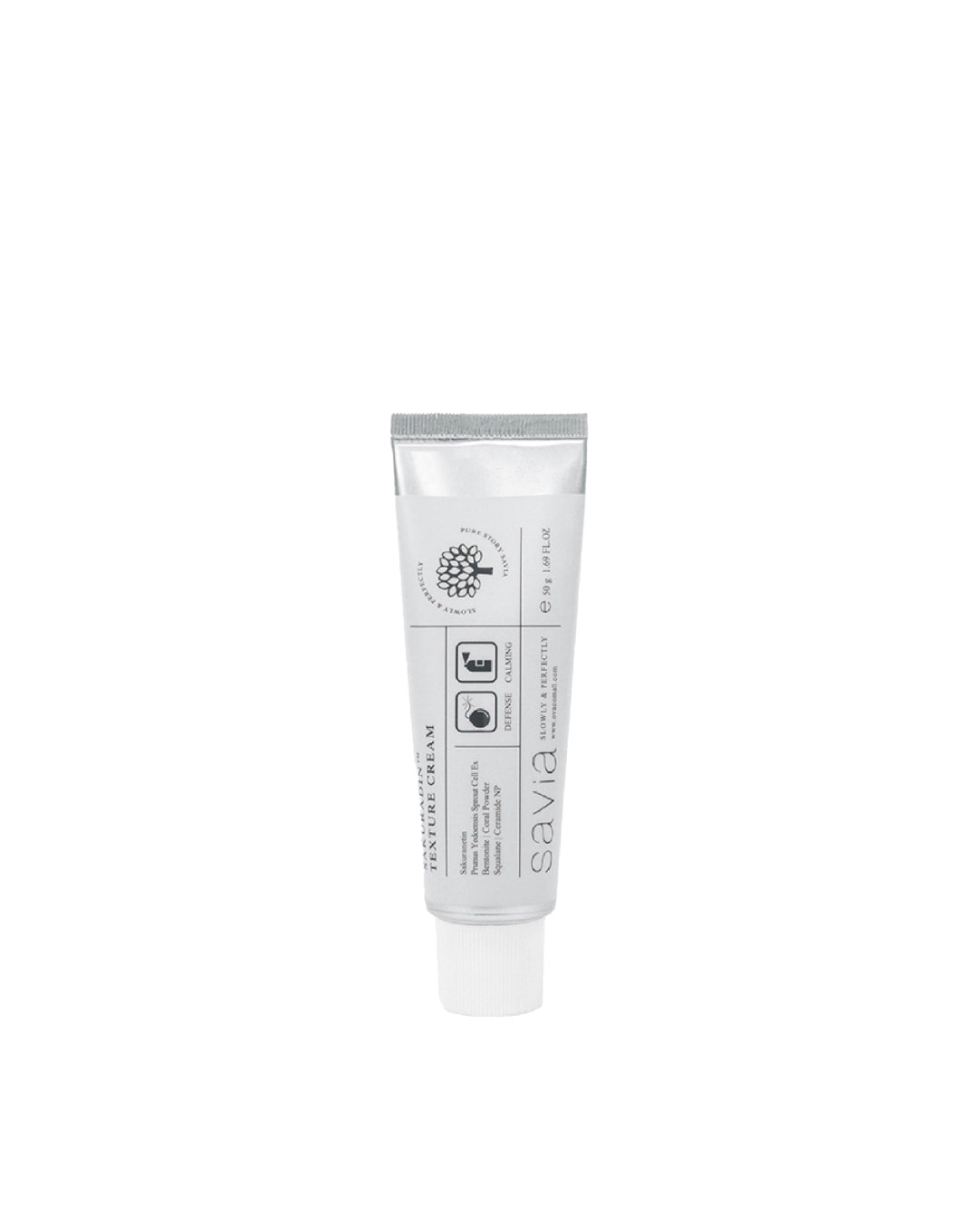 SAVIA Sakuradin Texture Yüz Kremi | Yoğun Nemlendirici & Cilt Onarıcı Krem | 50 gr
