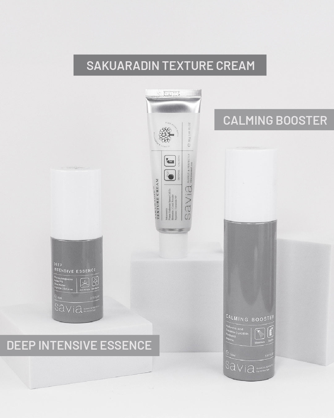 SAVIA Sakuradin Texture Yüz Kremi | Yoğun Nemlendirici & Cilt Onarıcı Krem | 50 gr