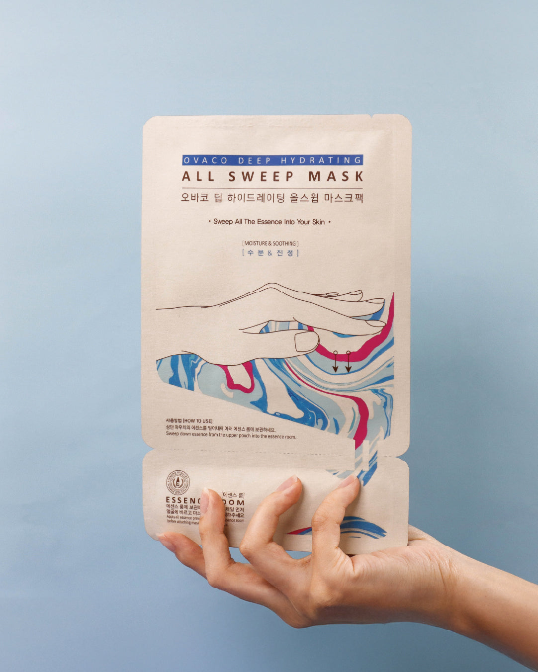 Ovaco Nemlendirici ve Yatıştırıcı Yaprak Maske | Deep Hydrating | All Sweep Mask
