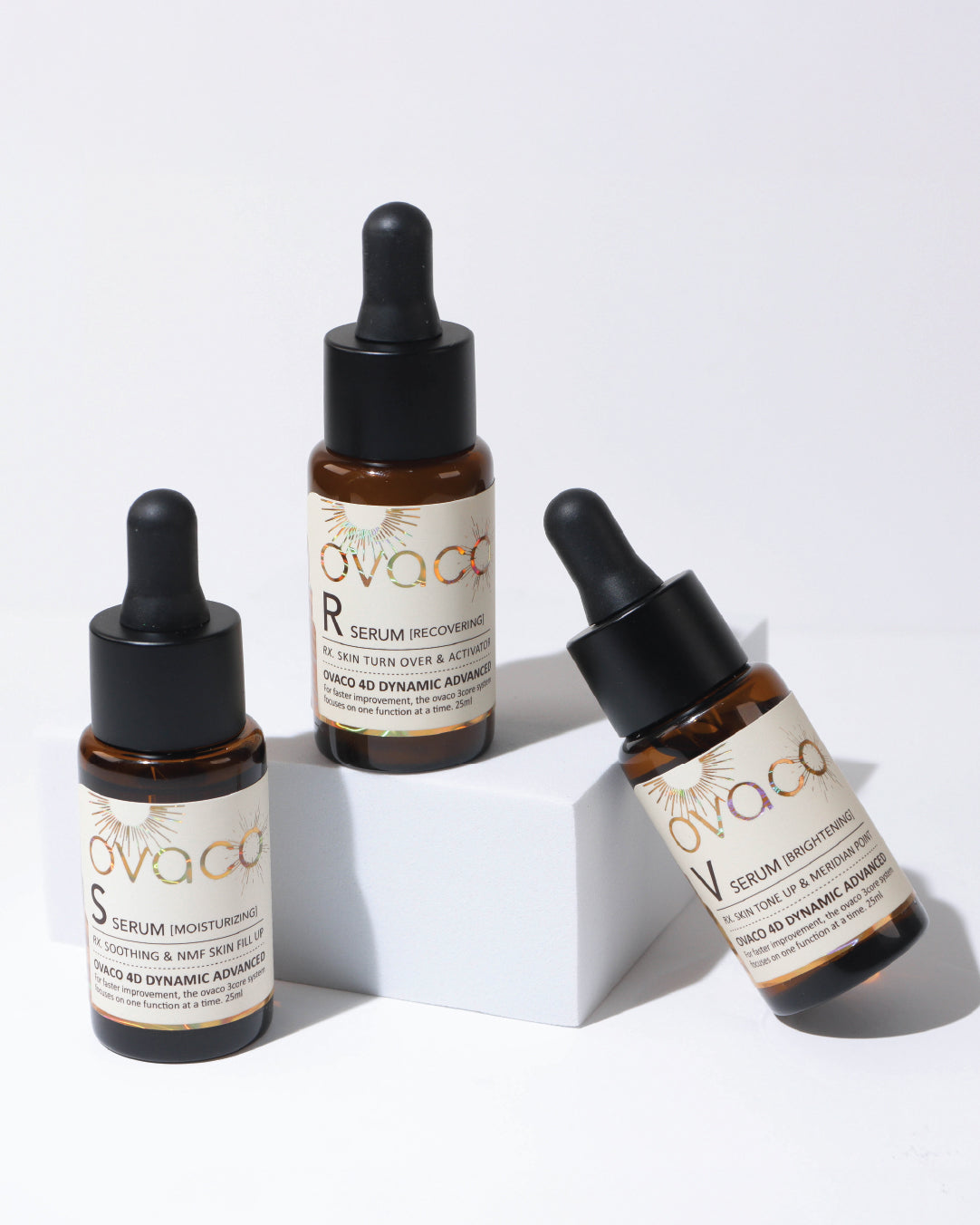 Ovaco 4D Dynamic Advanced Set | Gelişmiş Peptit Kompleksi ile Cilt Yenileme | Cilt Bakım Seti