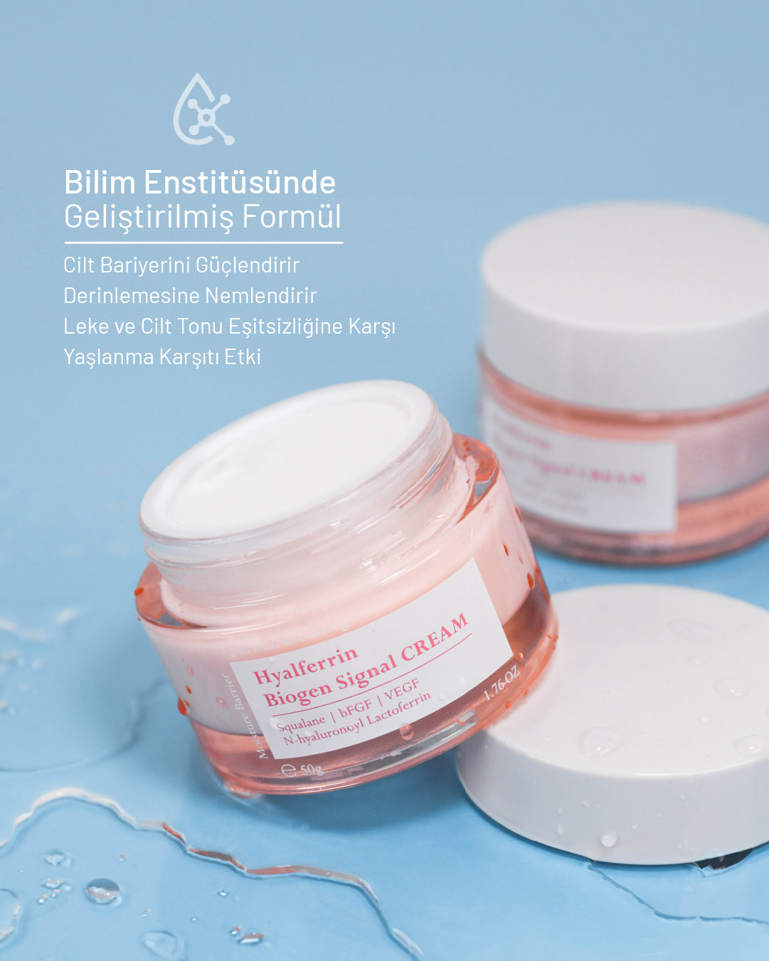 Hyalferrin Biogen Signal Cream | Yüz Kremi | 50 ml