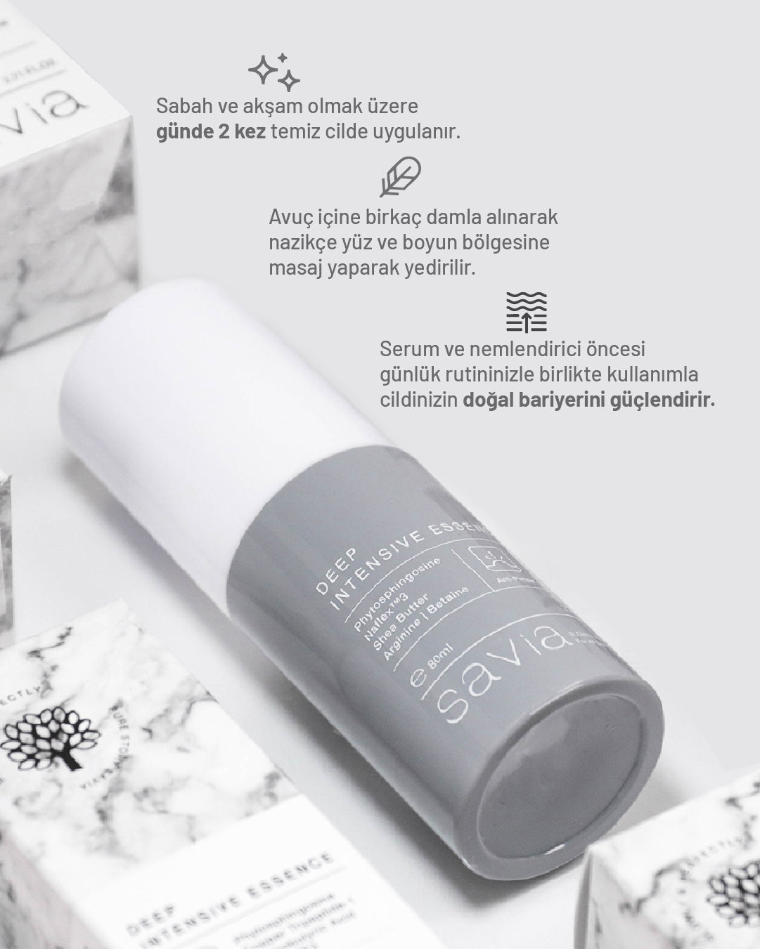 SAVIA Deep Intensive Essence | Yoğun Nemlendirici ve Besleyici Yüz Esansı