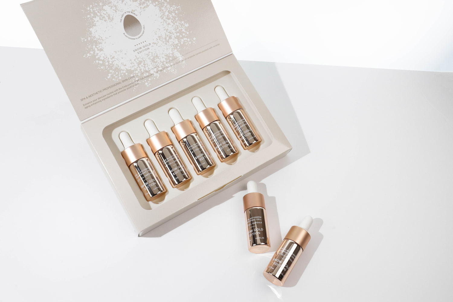 Ovaco EGG Snow Gold Edition Ampul Seti: Yaşlanmayı Tersine Çevirin! | Reverse Aging