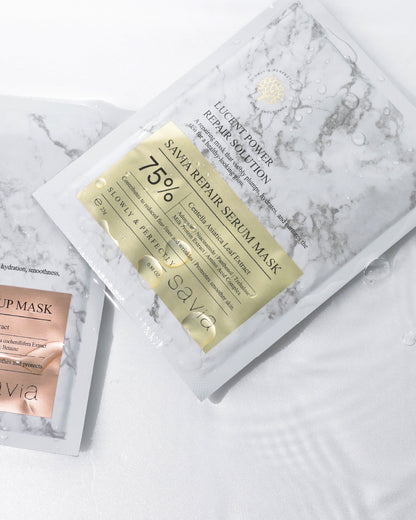 Savia Onarıcı ve Kırışıklık Karşıtı Yaprak Yüz Maskesi | Repair Serum Mask