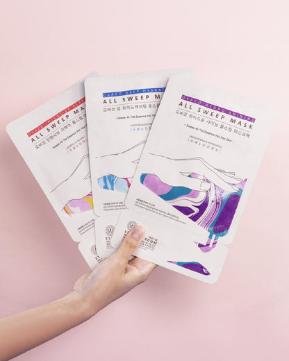 Ovaco Nemlendirici ve Yatıştırıcı Yaprak Maske | Deep Hydrating | All Sweep Mask