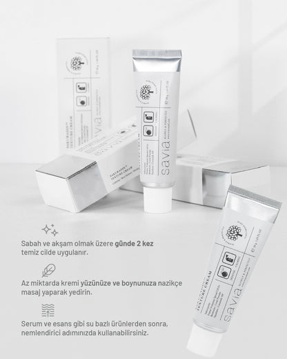 SAVIA Sakuradin Texture Yüz Kremi | Yoğun Nemlendirici & Cilt Onarıcı Krem | 50 gr