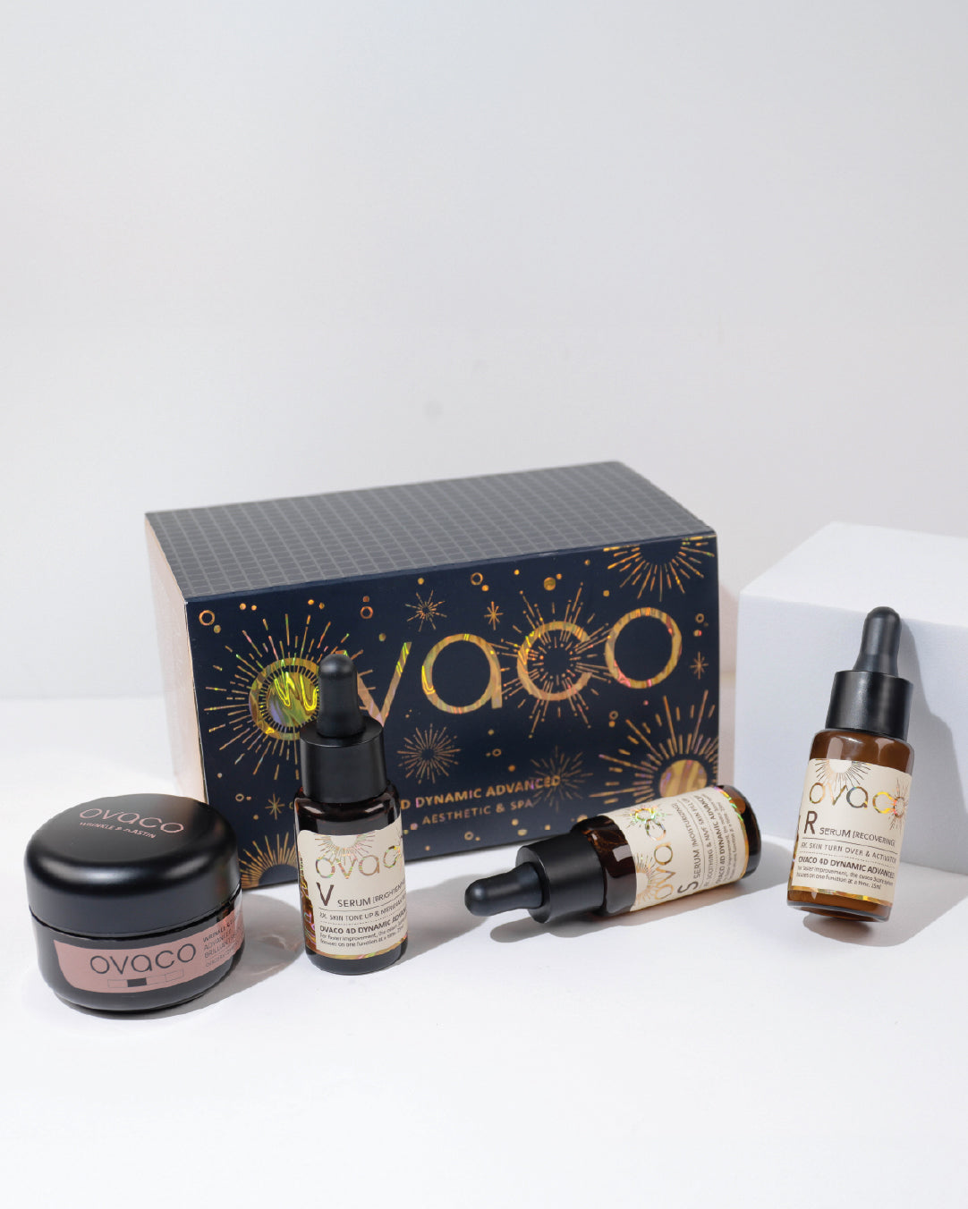 Ovaco 4D Dynamic Advanced Set | Gelişmiş Peptit Kompleksi ile Cilt Yenileme | Cilt Bakım Seti