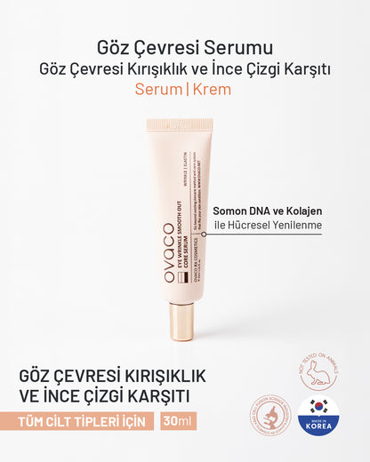 Ovaco Göz Çevresi Kırışıklık Karşıtı Serum | Krem | 30ml